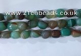 CNG8138 15.5 inches 8*12mm nuggets striped agate beads wholesale