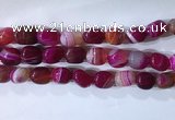 CNG8228 15.5 inches 12*16mm nuggets striped agate beads wholesale