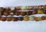 CNG8266 15.5 inches 13*18mm nuggets striped agate beads wholesale