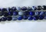CNG8270 15.5 inches 13*18mm nuggets striped agate beads wholesale