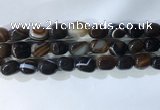 CNG8280 15.5 inches 13*18mm nuggets striped agate beads wholesale