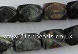 CNG840 15.5 inches 13*18mm faceted nuggets picasso jasper beads