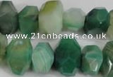 CNG853 15.5 inches 12*18mm – 13*22mm faceted nuggets agate beads
