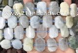 CNG8550 15.5 inches 13*18mm - 15*25mm faceted freeform aquamarine beads