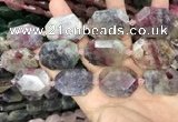 CNG8558 22*30mm - 25*35mm faceted freeform tourmaline beads