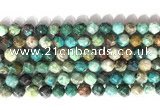 CNG9087 15.5 inches 8mm faceted nuggets chrysocolla gemstone beads