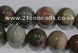 CNI206 15.5 inches 16mm round imperial jasper beads wholesale