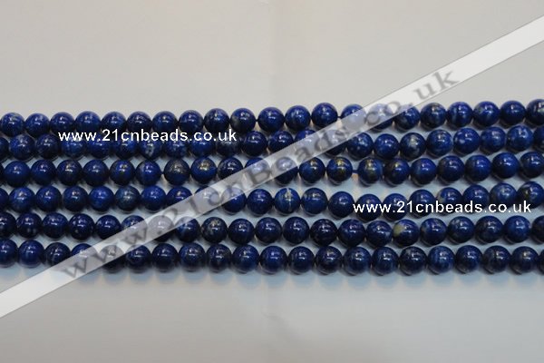 CNL1051 15.5 inches 7.5mm - 8mm round B+ grade natural lapis lazuli beads