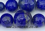 CNL1725 15 inches 4mm - 14mm round lapis lazuli beads