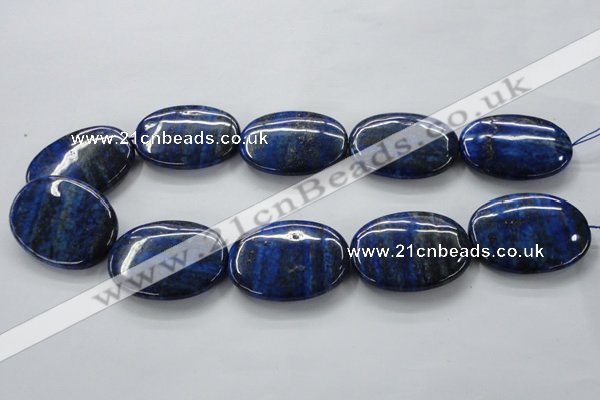 CNL665 15.5 inches 30*40mm oval natural lapis lazuli beads