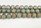 CNS337 15.5 inches 18mm round serpentine jasper beads wholesale