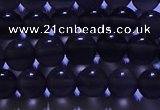 COB711 15.5 inches 6mm round ice black obsidian beads wholesale