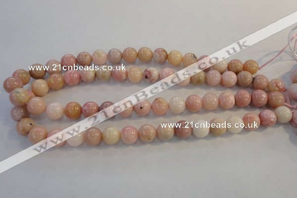 COP1063 15.5 inches 12mm round natural pink opal gemstone beads