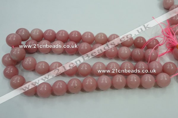 COP1216 15.5 inches 16mm round Chinese pink opal gemstone beads