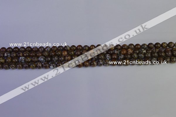 COP1370 15.5 inches 4mm round fire lace opal beads wholesale