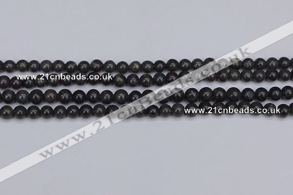 COP1441 15.5 inches 6mm round blue opal gemstone beads