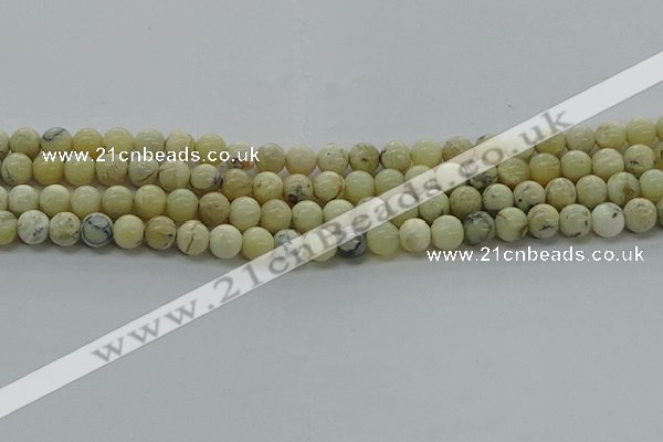 COP1461 15.5 inches 6mm round African opal gemstone beads