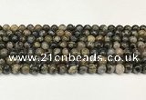 COP1801 15.5 inches 6mm round grey opal beads wholesale