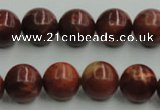 COP514 15.5 inches 14mm round red opal gemstone beads wholesale