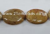 COP707 15.5 inches 18*25mm oval wooden opal gemstone beads