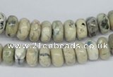 COP804 15.5 inches 6*12mm rondelle natural African opal beads