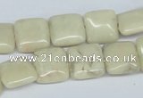 COP811 15.5 inches 12*12mm square natural African opal beads
