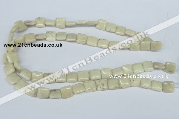COP811 15.5 inches 12*12mm square natural African opal beads