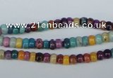 COP861 15.5 inches 3*4mm rondelle dyed African opal gemstone beads