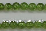 COQ203 15.5 inches 6mm - 7mm round natural olive quartz beads