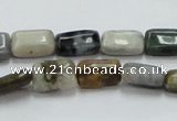 COS20 15.5 inches 8*12mm rectangle ocean stone beads wholesale