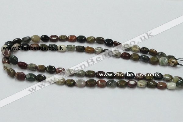 COS24 15.5 inches 8*10mm octagonal ocean stone beads wholesale