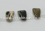 COS31 15.5 inches 10*14mm trapezoid ocean stone beads wholesale