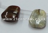 COS34 15.5 inches trapezoid 18*25mm ocean stone beads wholesale
