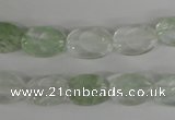 COV92 15.5 inches 10*14mm oval watermelon green beads wholesale