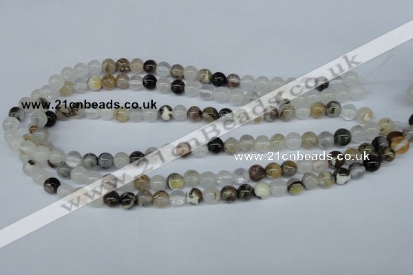 COZ02 15.5 inches 8mm round opal quartz beads wholesale