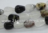 COZ10 15.5 inches 8*12mm faceted teardrop opal quartz beads wholesale