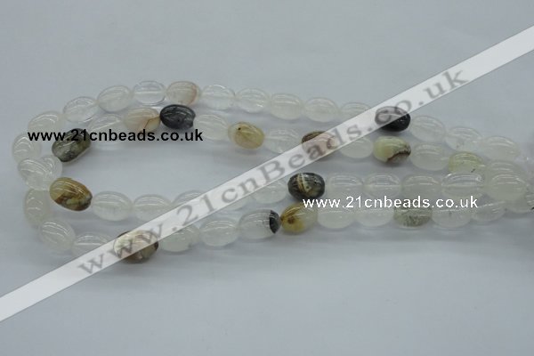 COZ16 15.5 inches 10*14mm egg-shaped opal quartz beads wholesale