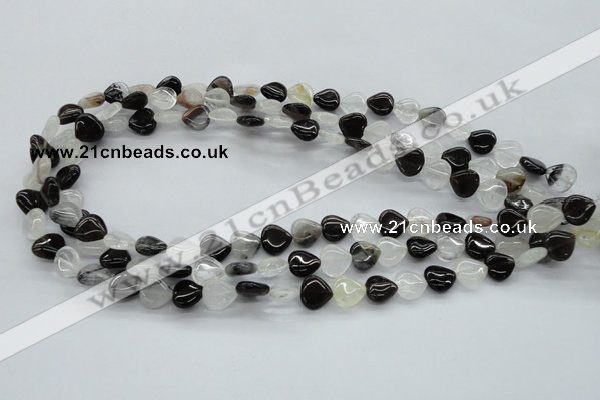 COZ24 15.5 inches 10*10mm heart opal quartz beads wholesale