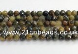 CPB1078 15.5 inches 10mm faceted round natural pietersite beads