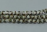 CPB644 15.5 inches 12mm round Painted porcelain beads