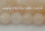 CPI212 15.5 inches 8mm faceted round pink aventurine jade beads