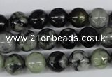 CPJ204 15.5 inches 10mm round green picasso jasper beads