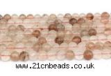CPQ341 15.5 inches 6mm round pink quartz gemstone beads