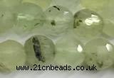 CPR435 15 inches 6mm faceted round prehnite beads
