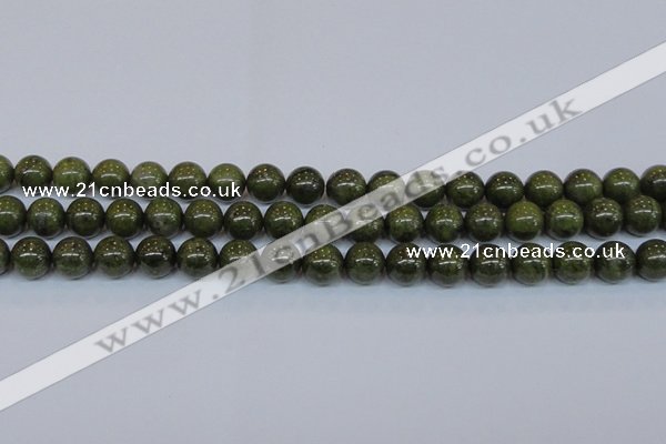 CPY754 15.5 inches 12mm round pyrite gemstone beads wholesale