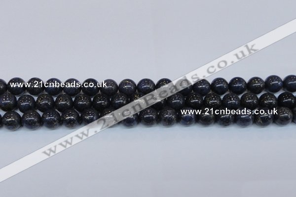 CPY774 15.5 inches 12mm round pyrite gemstone beads wholesale