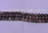 CRA120 15.5 inches 4mm round matte rainforest agate beads