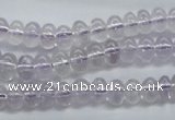 CRB01 15.5 inches 5*8mm rondelle amethyst gemstone beads