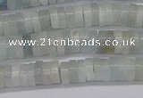CRB1001 15.5 inches 2*5mm heishi aquamarine beads wholesale