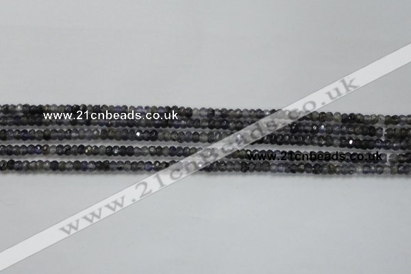 CRB117 15.5 inches 3*5mm faceted rondelle kyanite beads